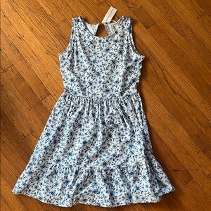 Janie and Jack Blue Ruffled Fitted Sundress
